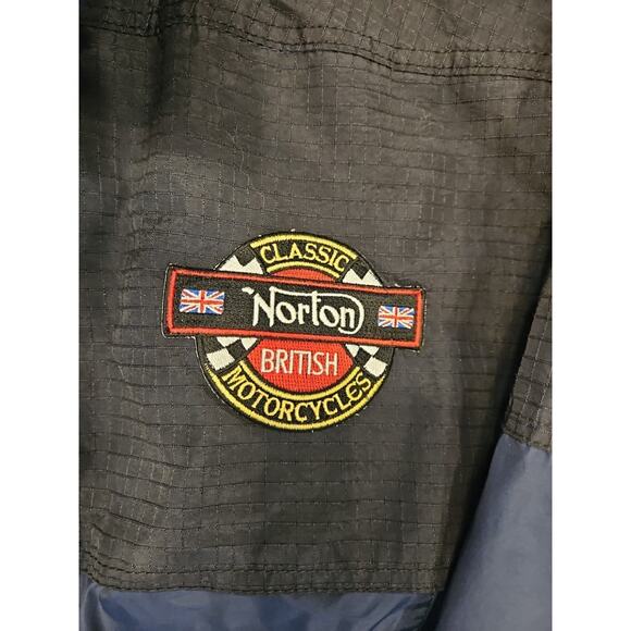 Vintage Cintas Norton British Motorcycle Triumph Jacket Mens Size Large - Picture 2 of 12